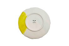 Carica l'immagine nel visualizzatore di Gallery, Piatto da Tavola in Ceramica Pennellata | Ø 20cm - Limone Cobalto