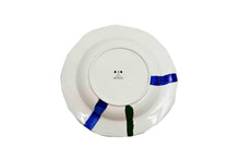 Load image into Gallery viewer, Piatto da Tavola in Ceramica Pennellata | Ø 27cm - Blu Lime