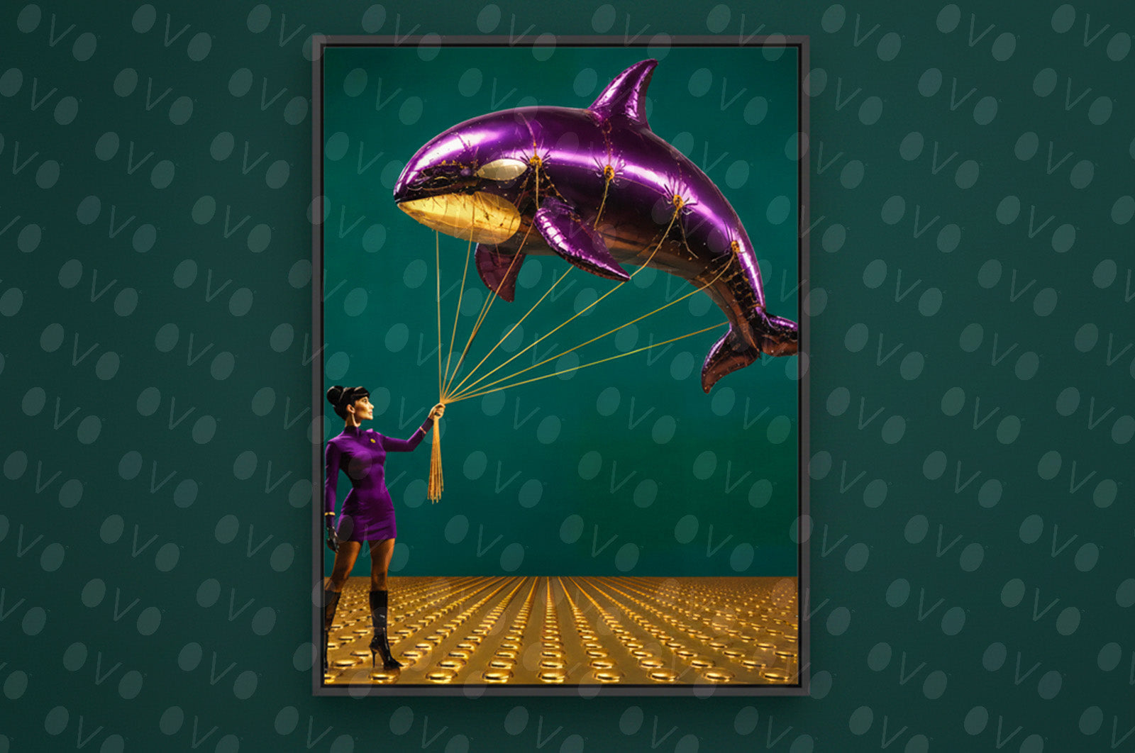 Tela canvas OVO — PURPLE ORBIT