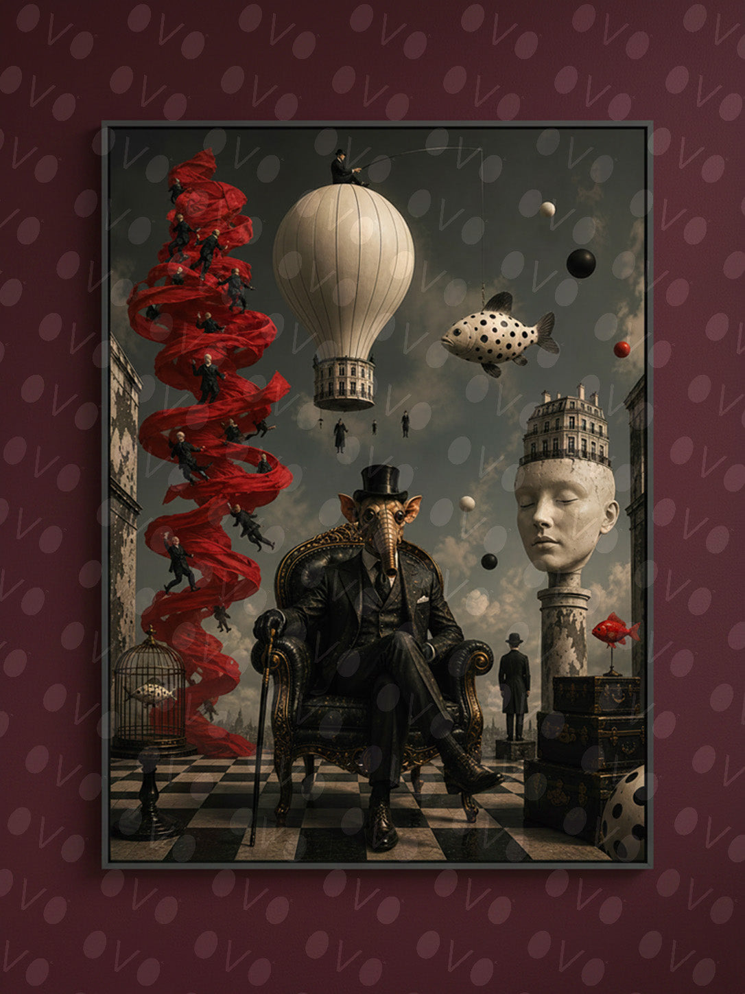 Tela canvas OVO — CRIMSON REGENT