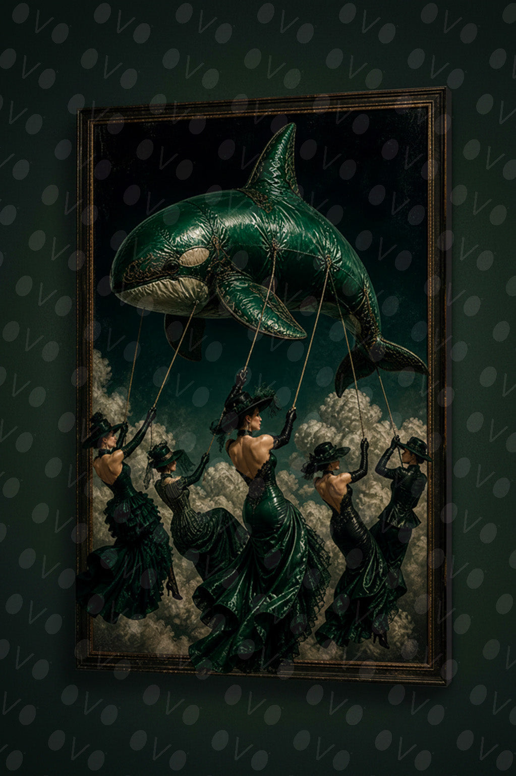 Tela canvas OVO — EMERALD LEVIATHAN