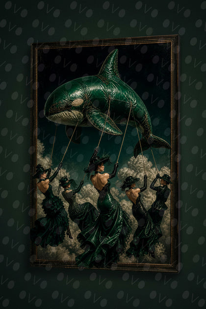Tela canvas OVO — EMERALD LEVIATHAN