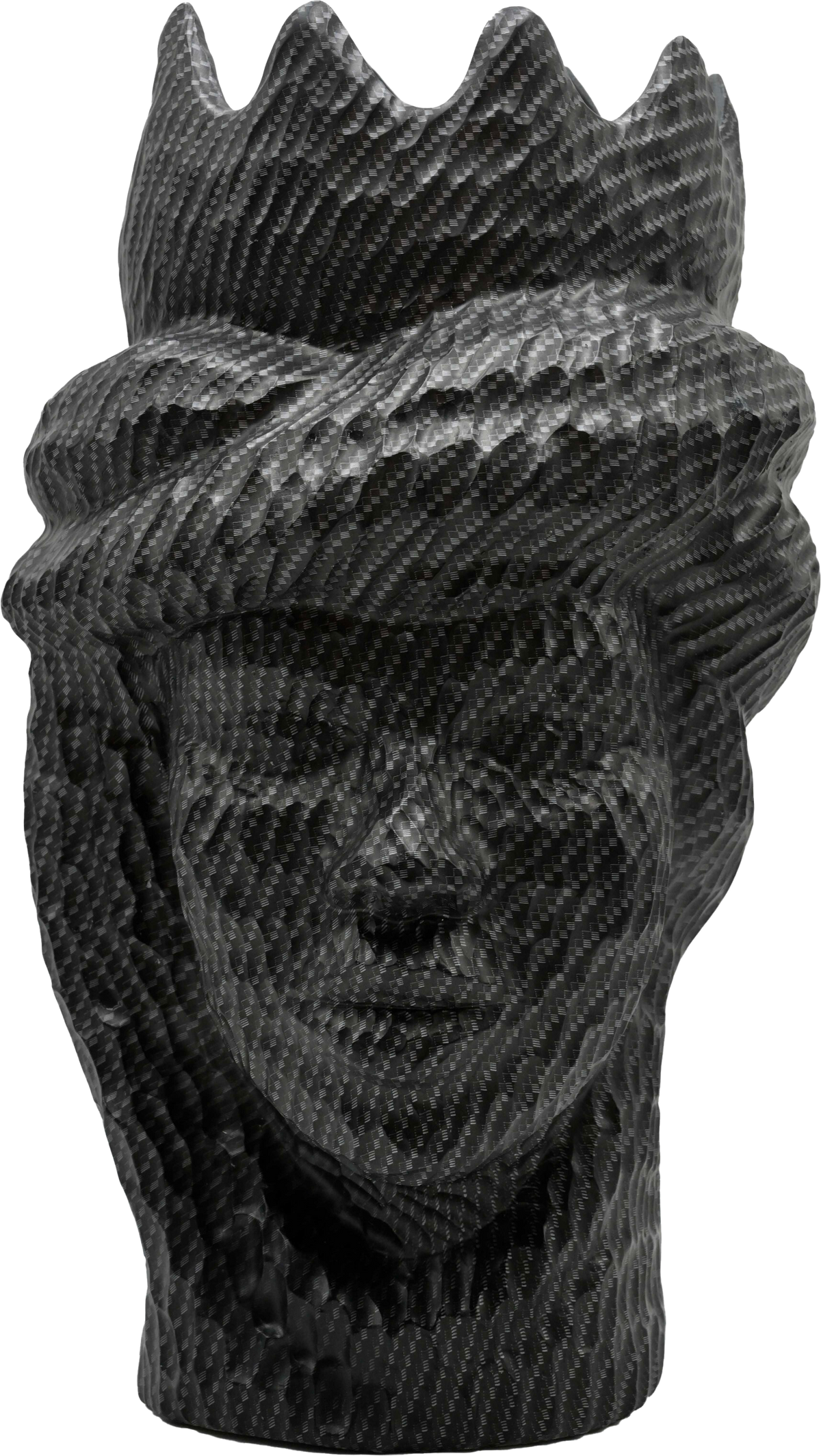 Scultura "CARBON" in Ceramica
