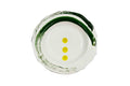 Piatto da Tavola "Sim" in Ceramica Pennellata | Ø 27cm - Chakra Limone