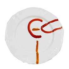 Load image into Gallery viewer, Piatto da Tavola "Sim" in Ceramica Pennellata | Ø 32cm - 4
