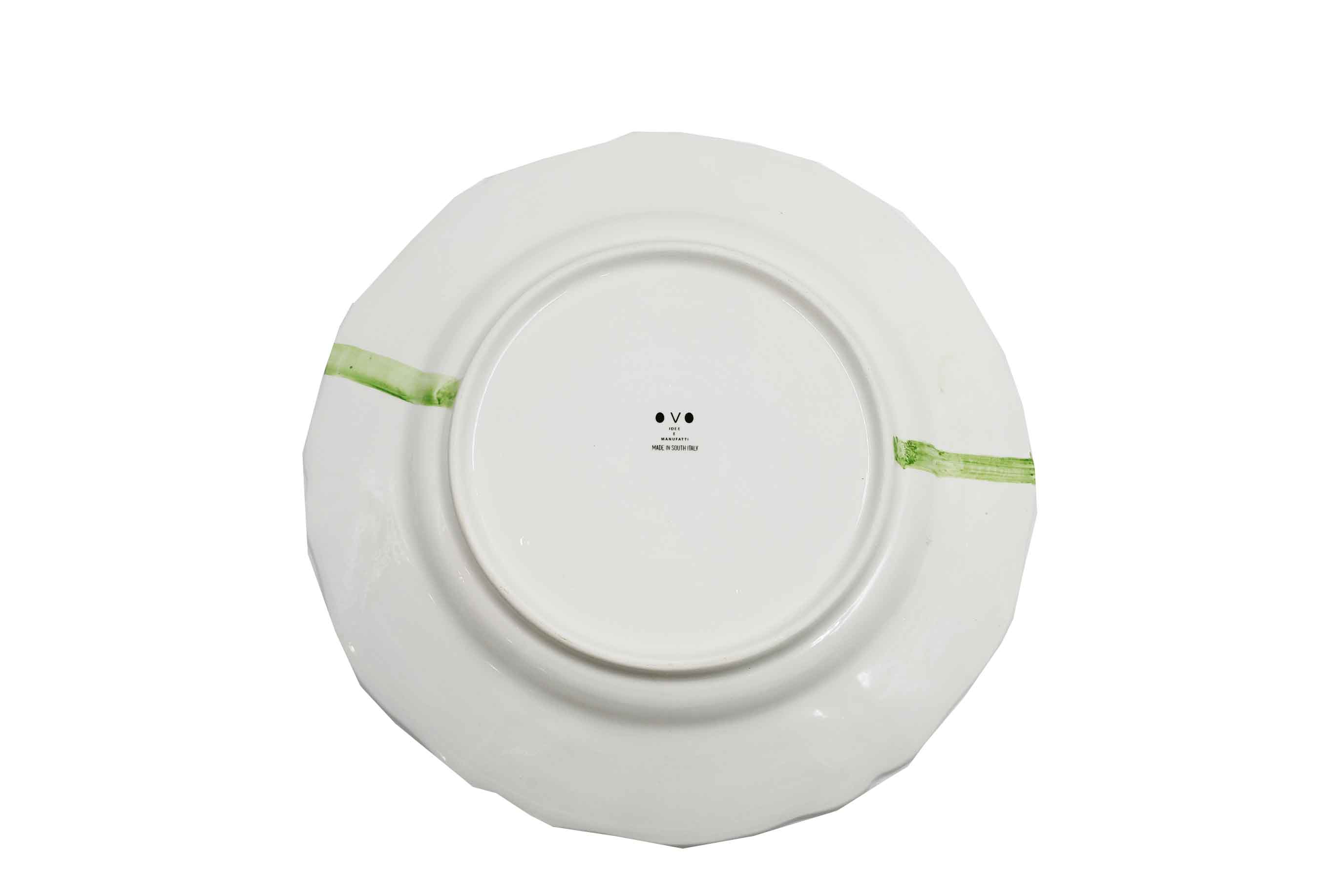 Piatto da Tavola "Sim" in Ceramica Pennellata | Ø 32cm - Arco di Linfa