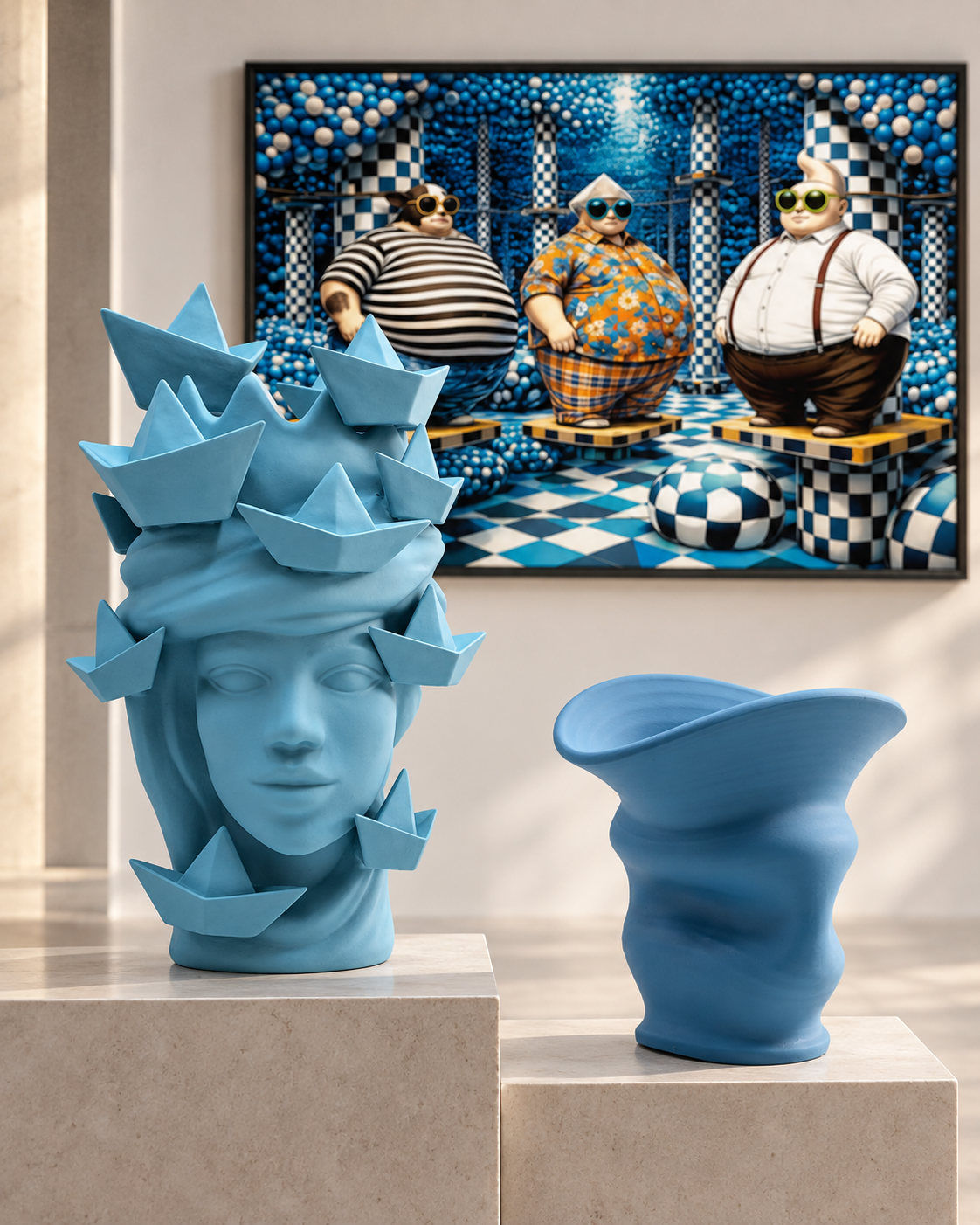 Set Arredo Materico BLUE