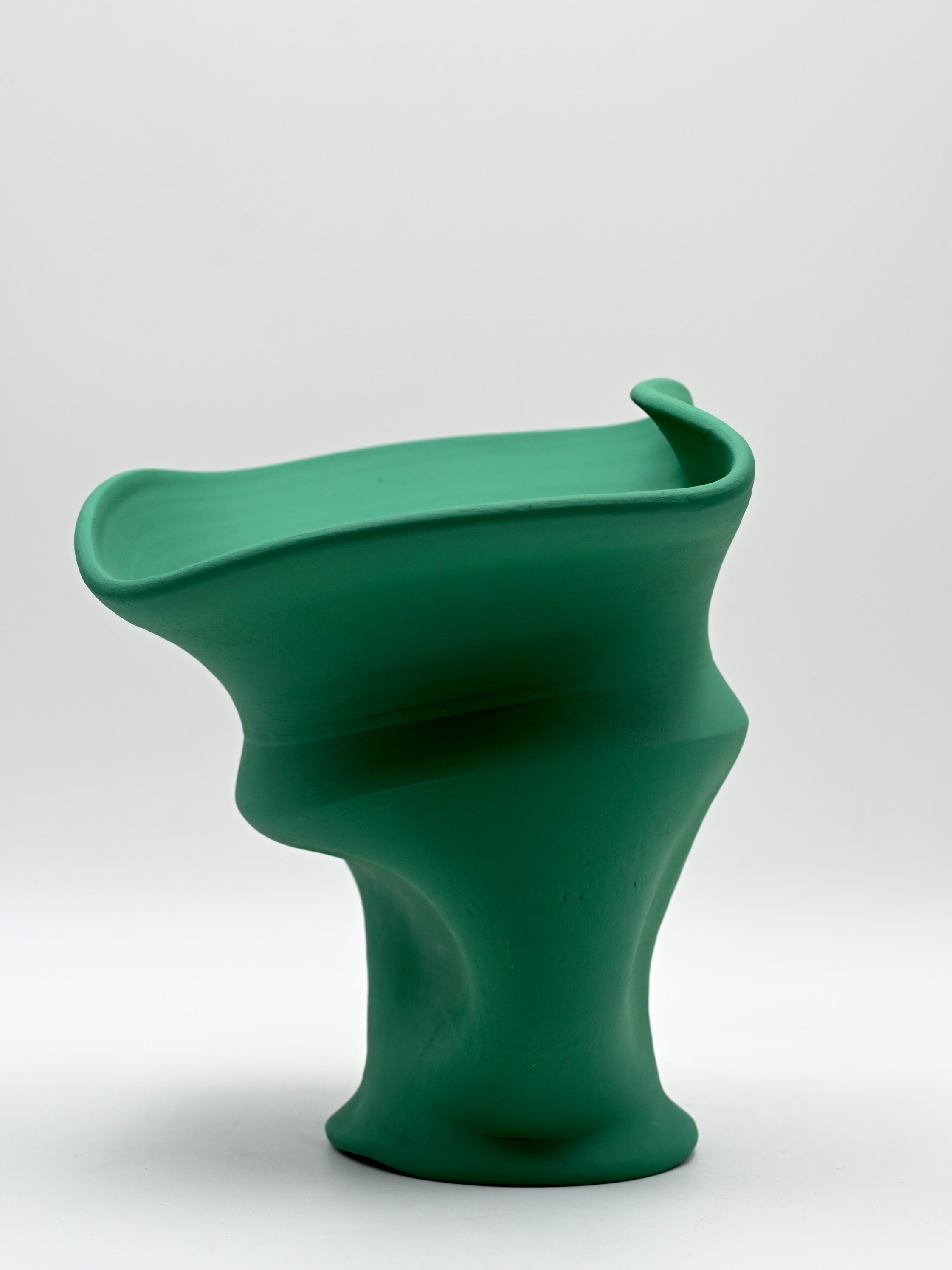 Hand-thrown Ceramic Vase | Tropical Green
