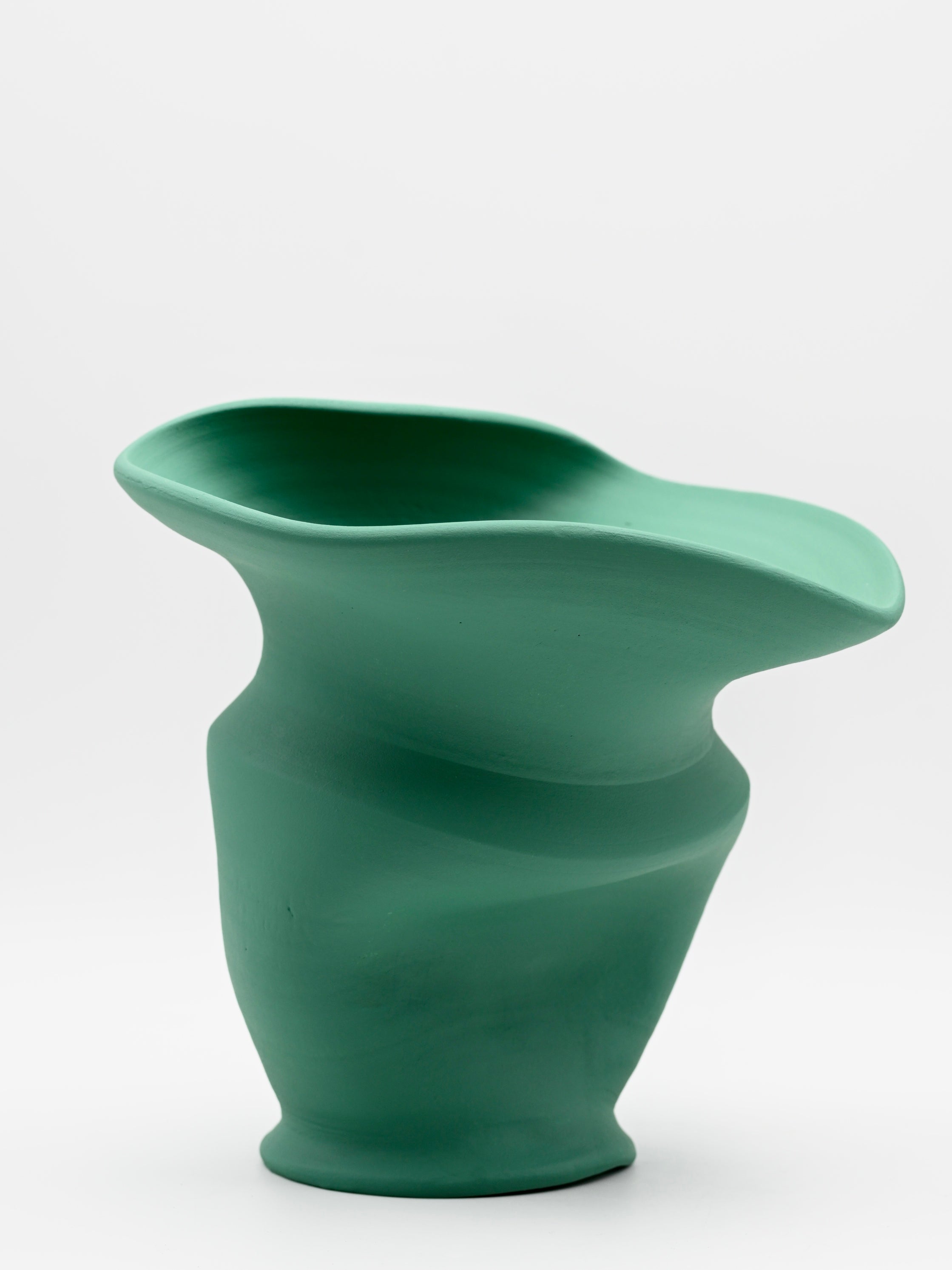 Hand-thrown Ceramic Vase | Tropical Green