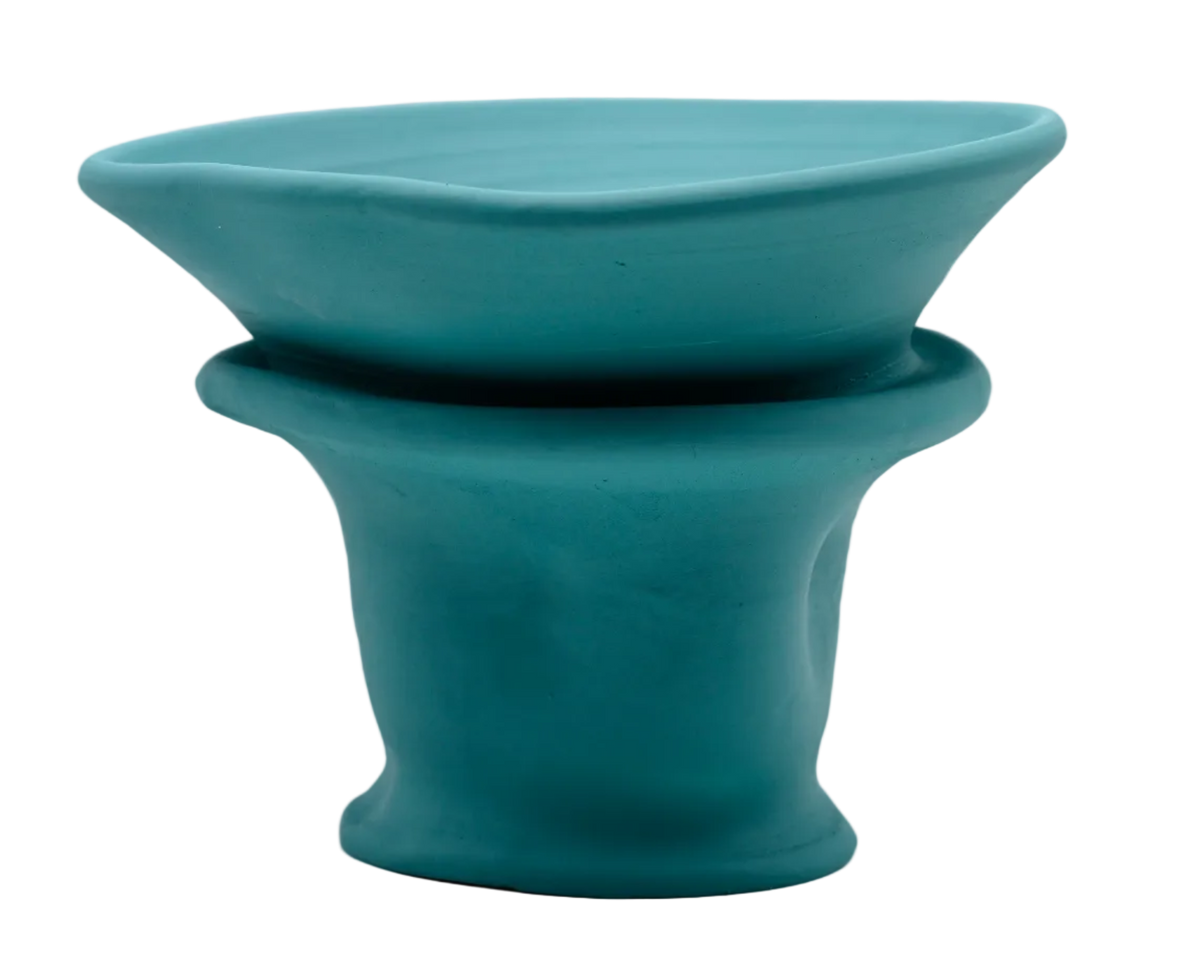 Thrown ceramic vase | Aquatic Melody