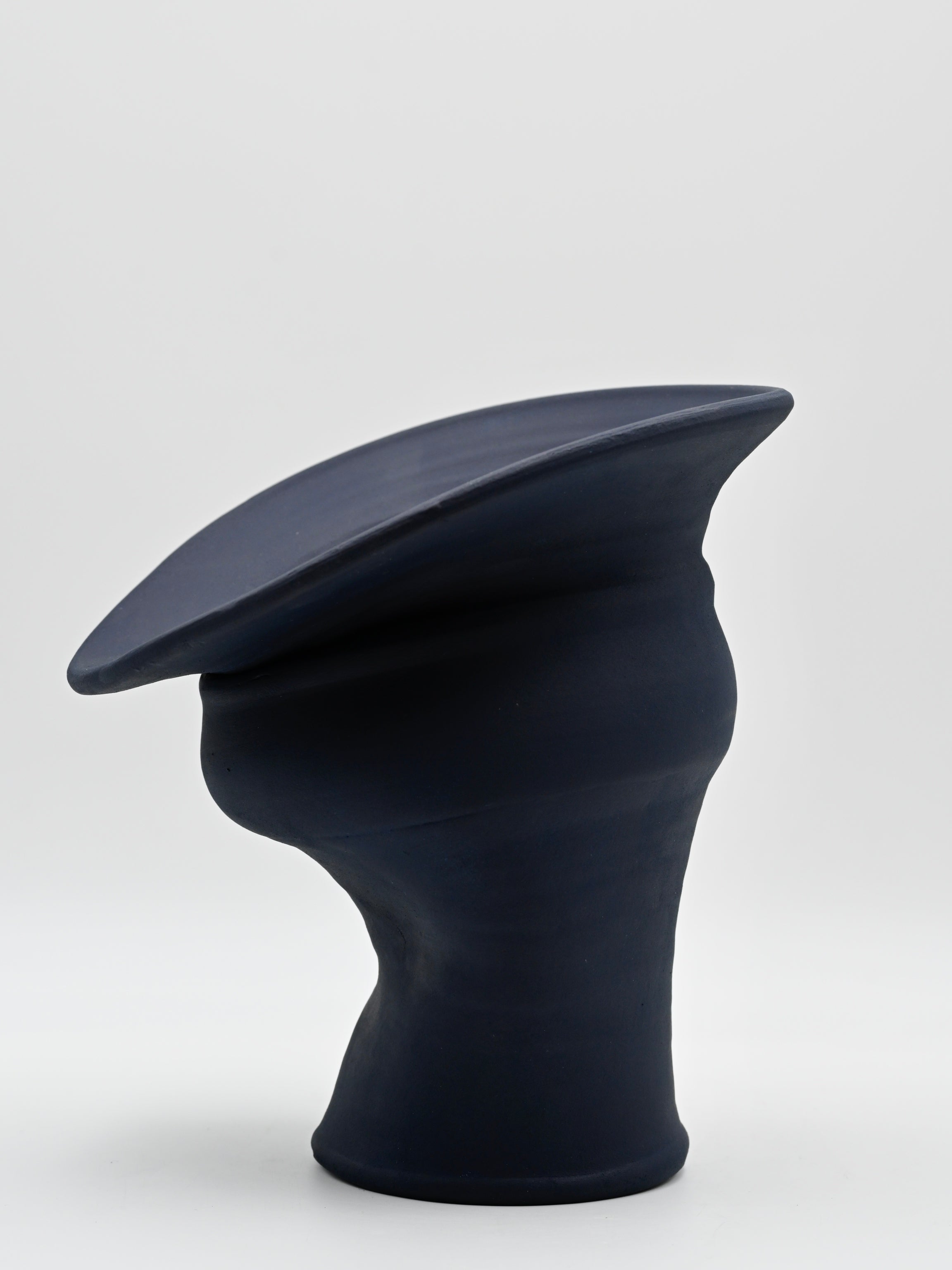 Wheel-thrown ceramic vase | Midnight Shades