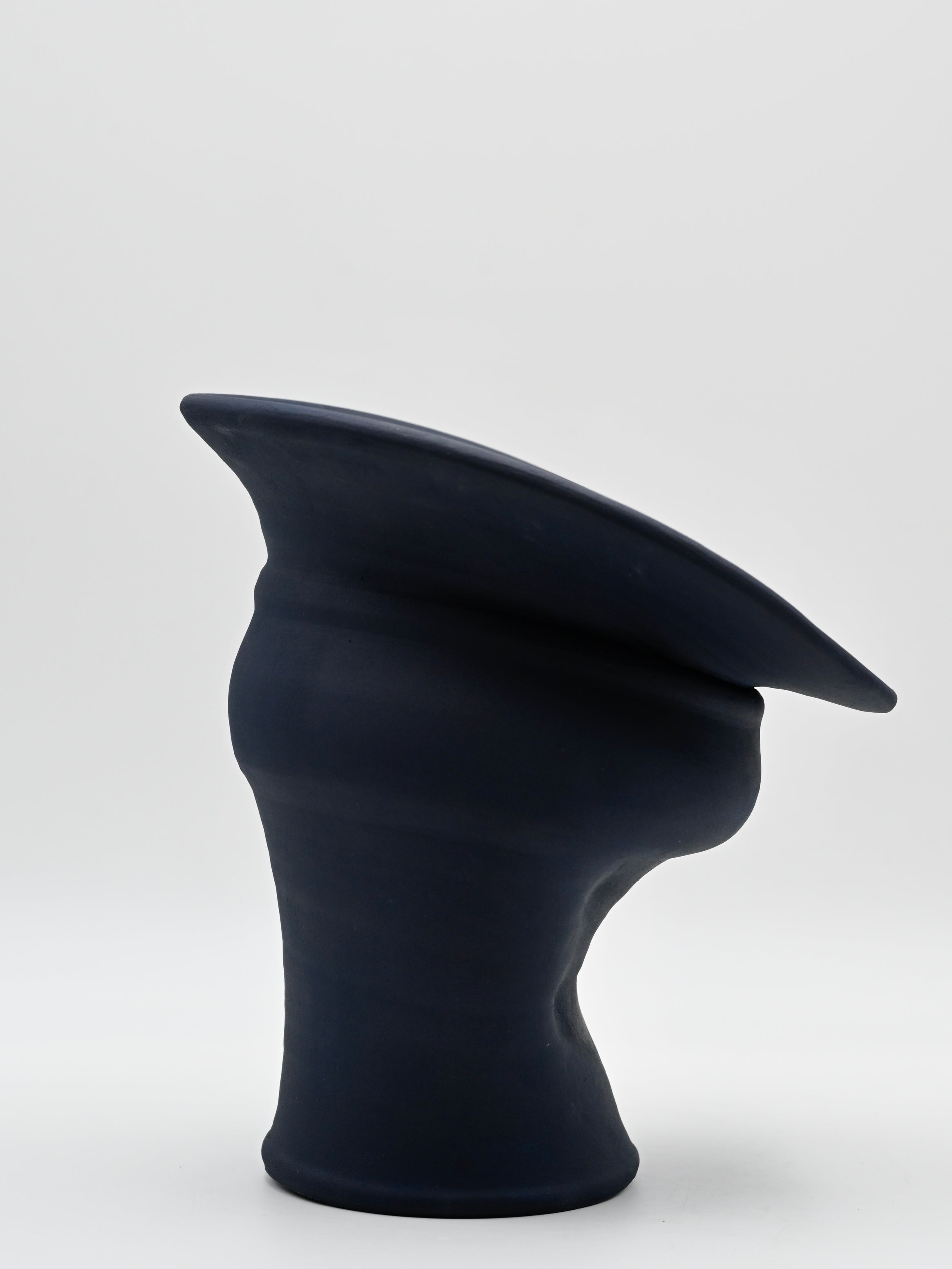 Wheel-thrown ceramic vase | Midnight Shades