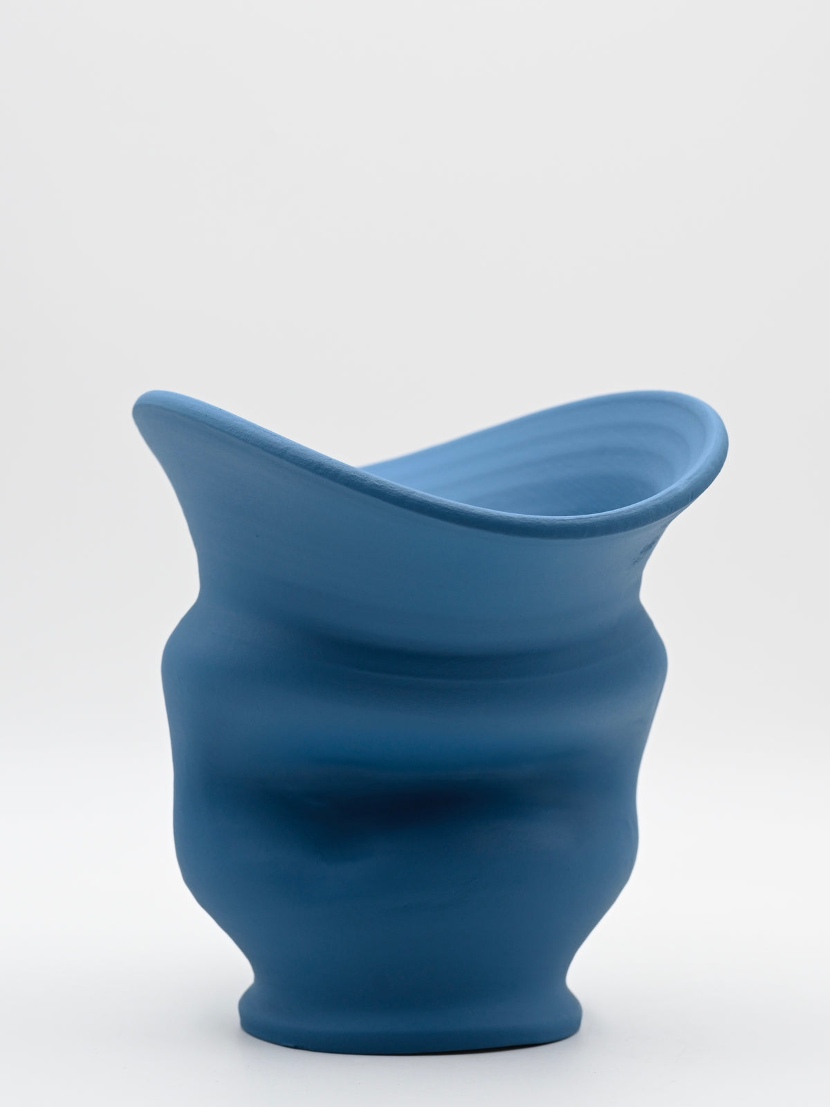 Hand-thrown ceramic vase | Riviera Blue