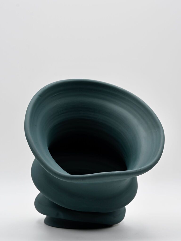 Hand-thrown ceramic vase | Juniper Berry