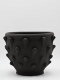 Wheel-thrown ceramic vase | Black
