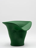 Vaso lavorato al tornio in ceramica | Verde menta