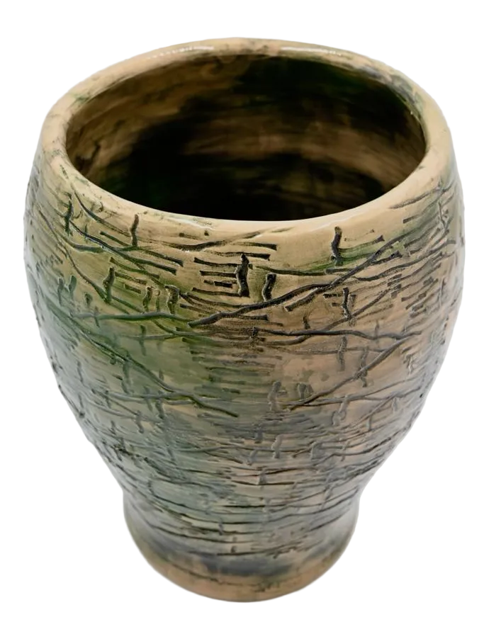 Hand-thrown ceramic vase | Bosco Inciso