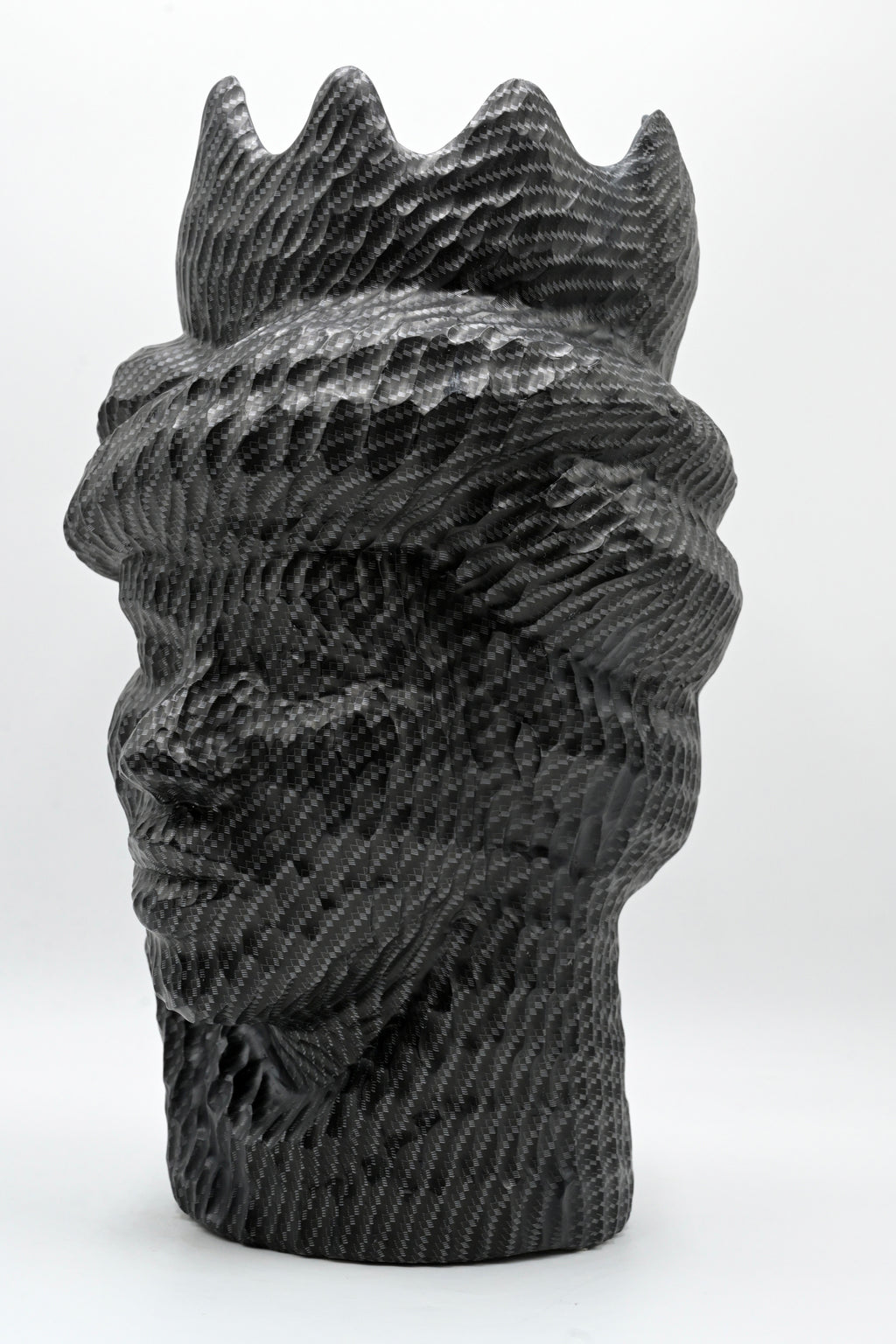 Scultura "CARBON" in Ceramica