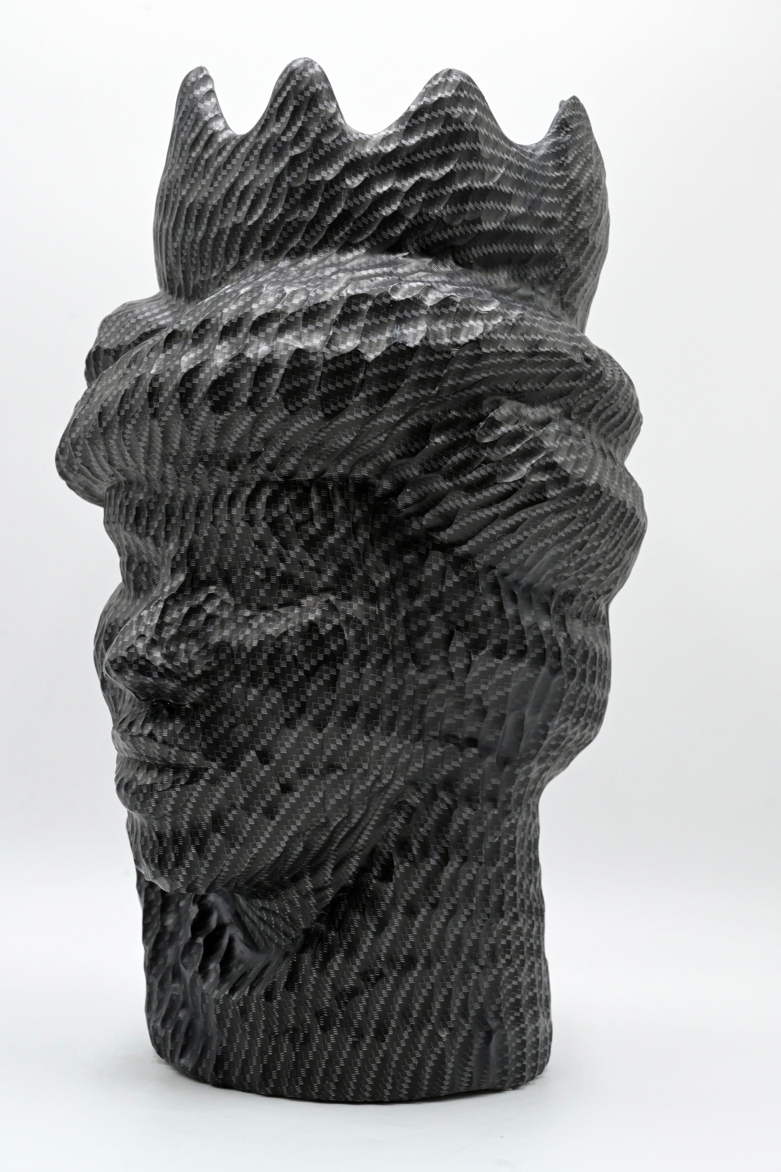 Scultura "CARBON" in Ceramica