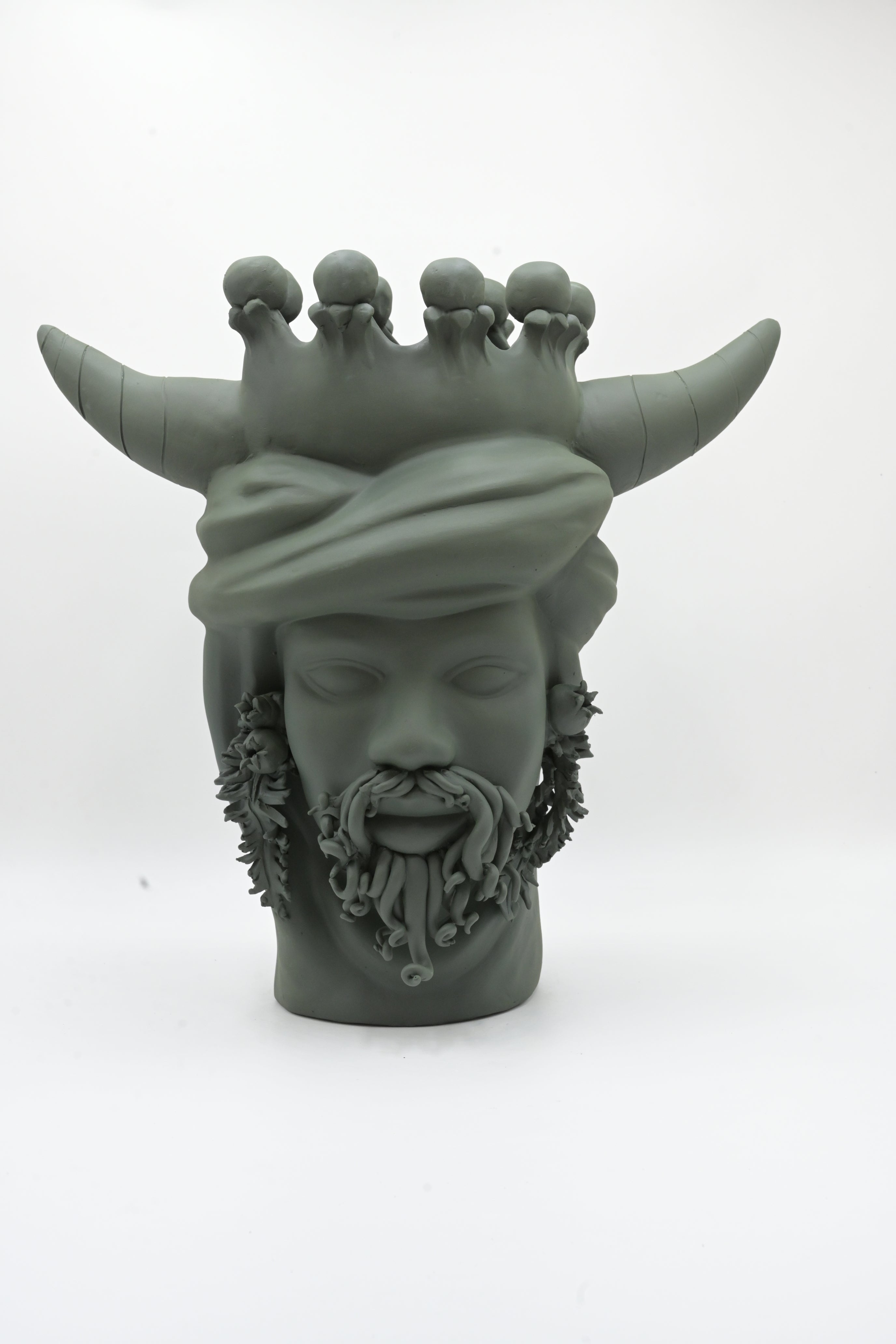 Scultura "CORN" in Ceramica
