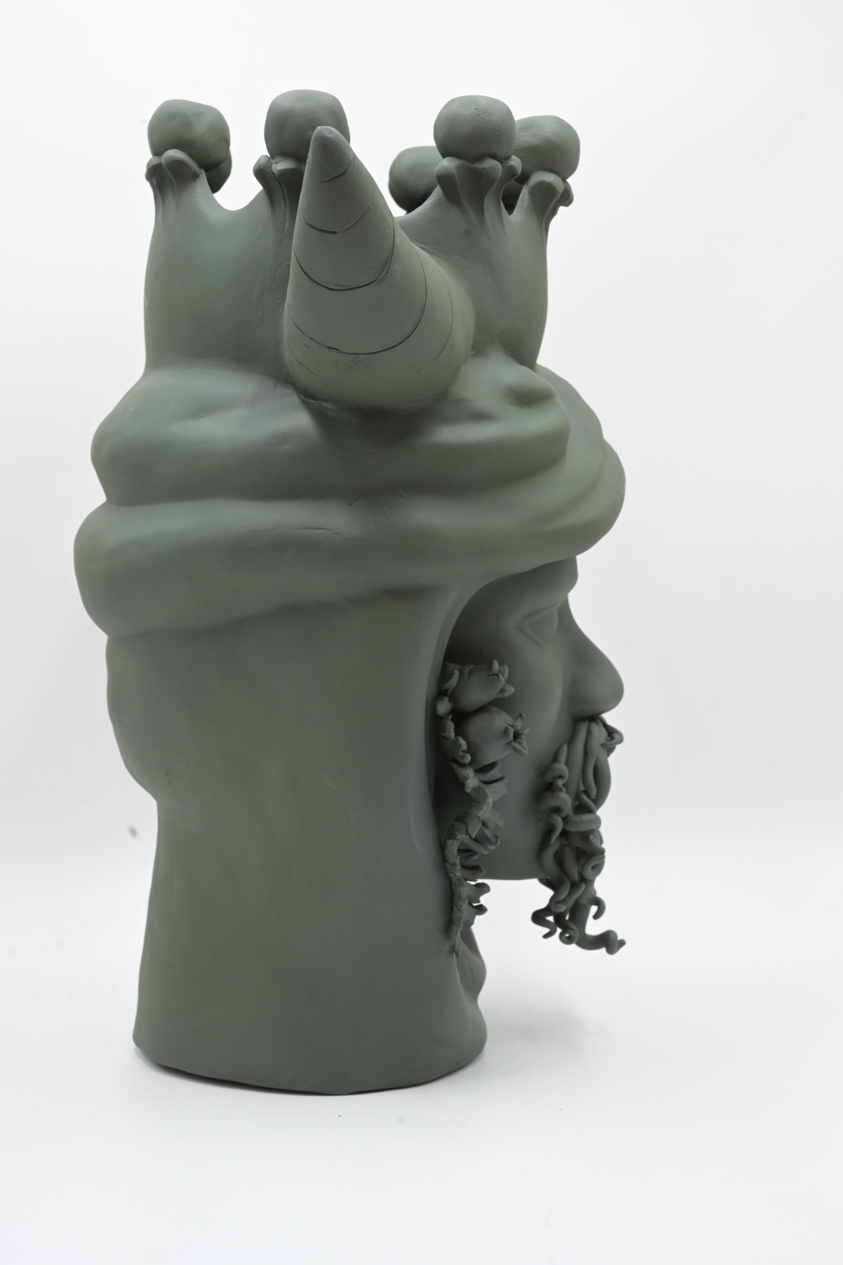 Scultura "CORN" in Ceramica