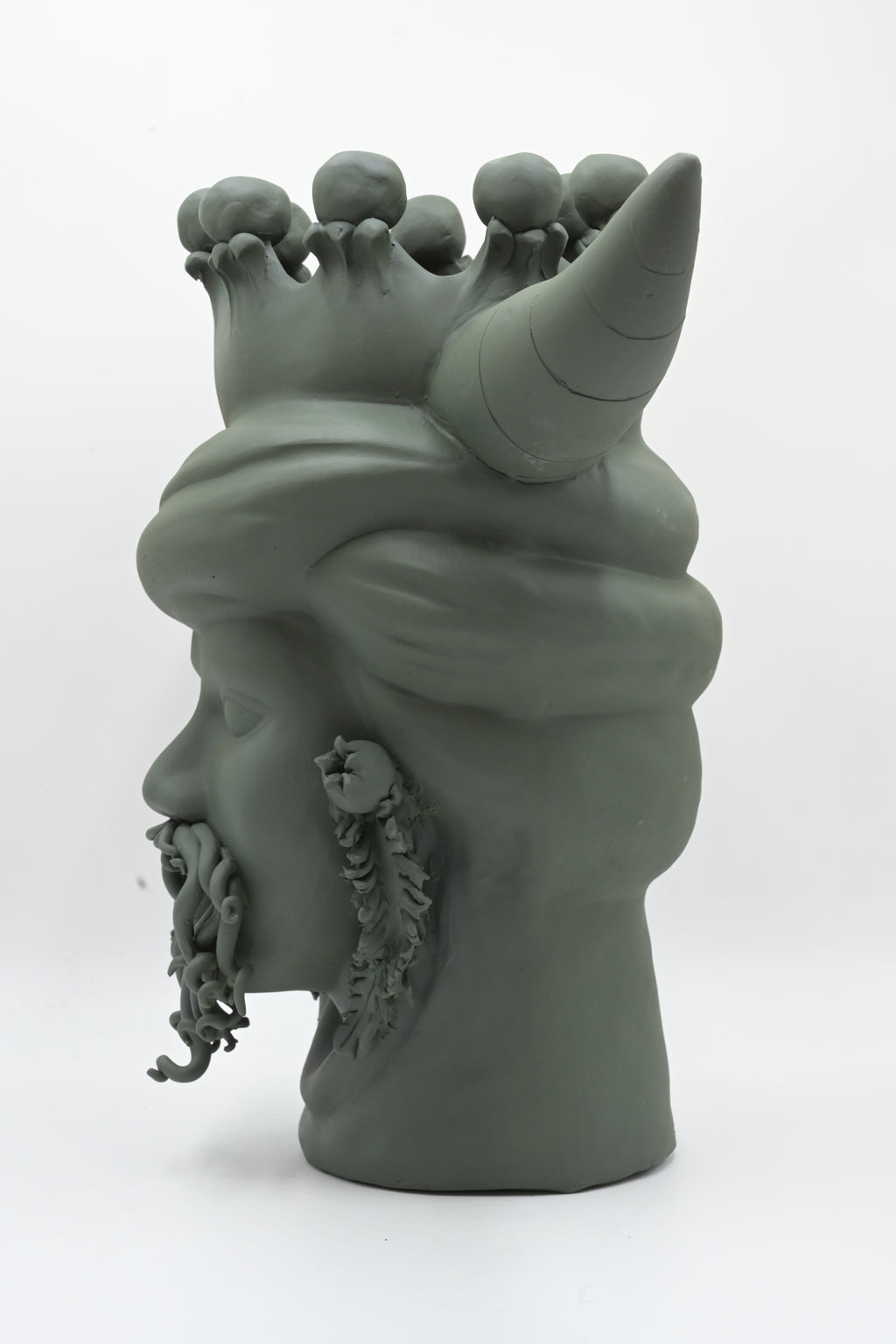 Scultura "CORN" in Ceramica