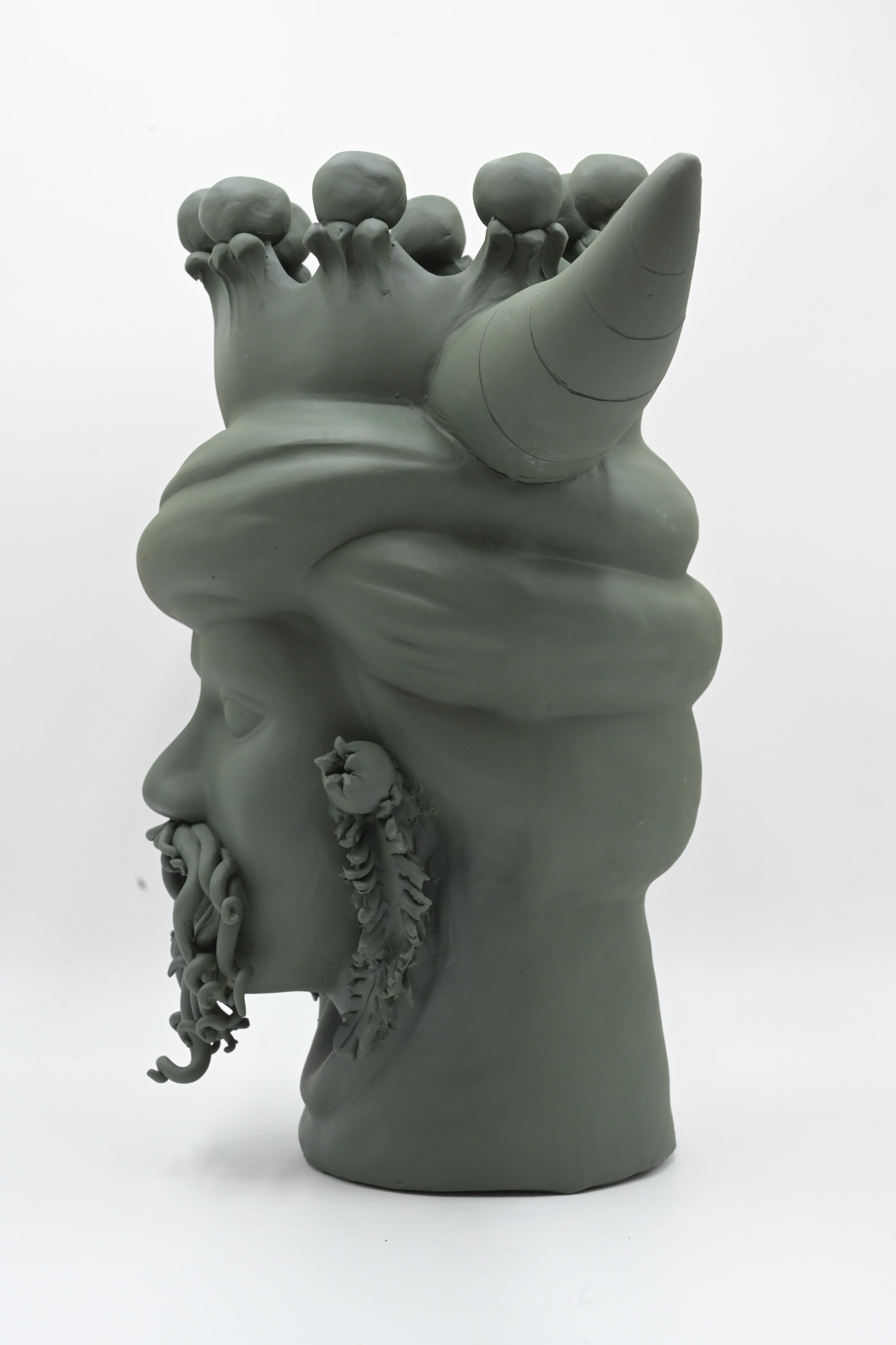 Scultura "CORN" in Ceramica