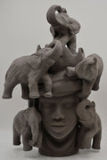 Scultura "YOUNG" in Ceramica
