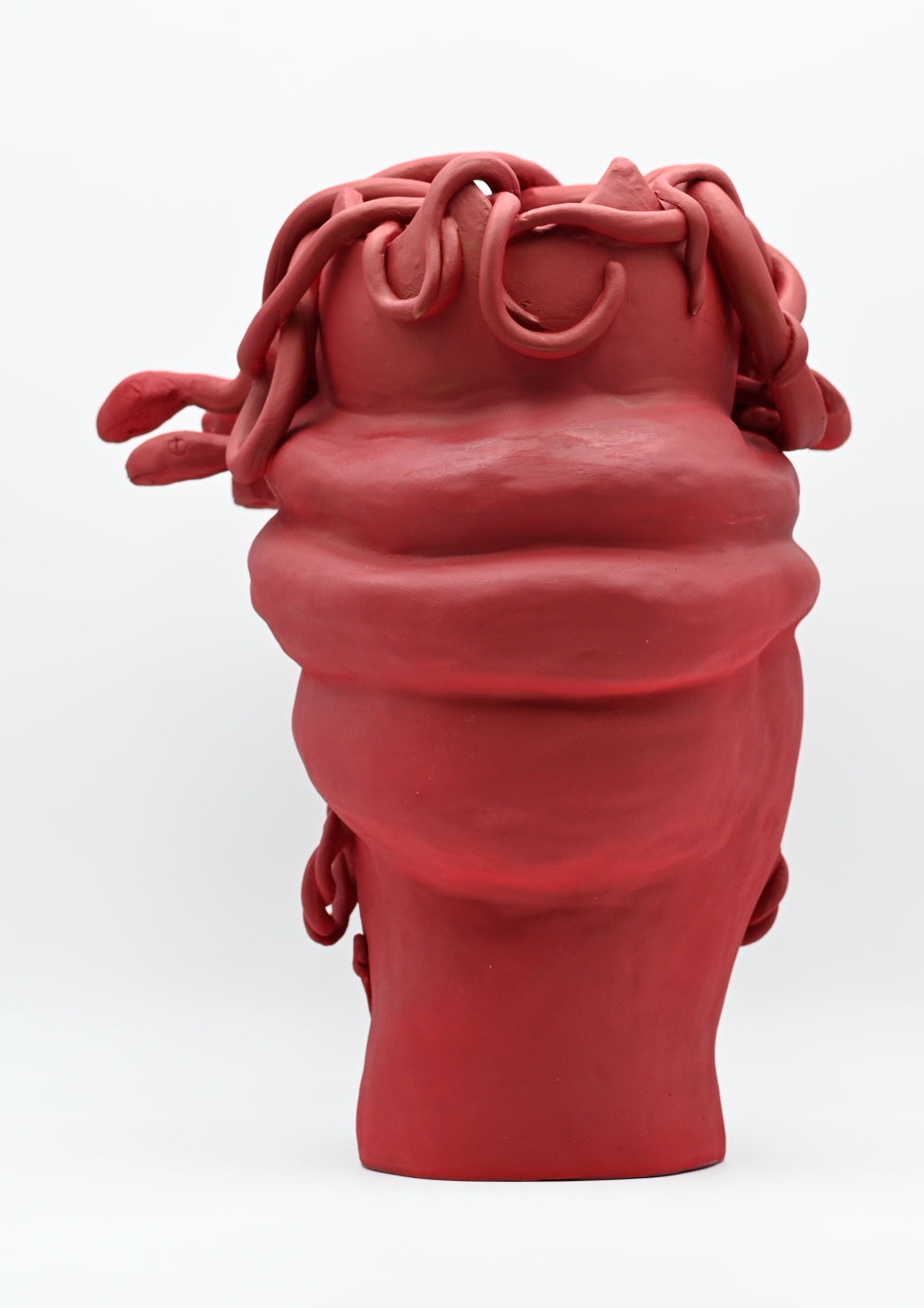 Scultura "MEDUSA RO" in Ceramica