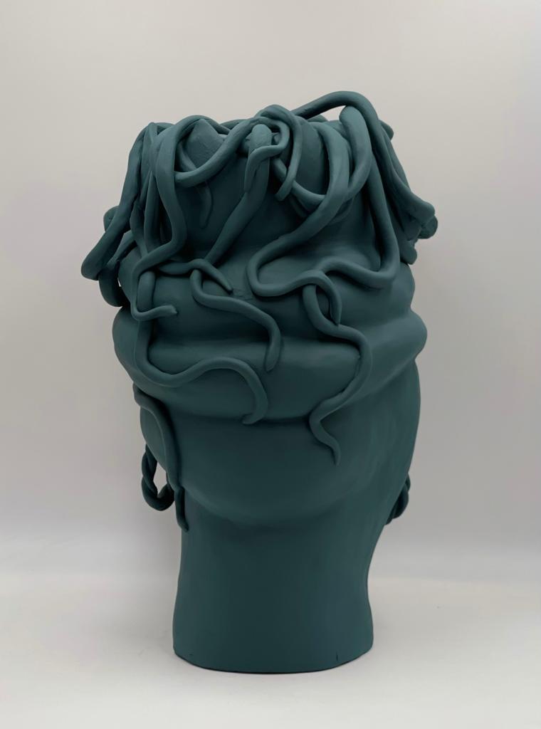 Scultura "NEW MEDUSA" in Ceramica