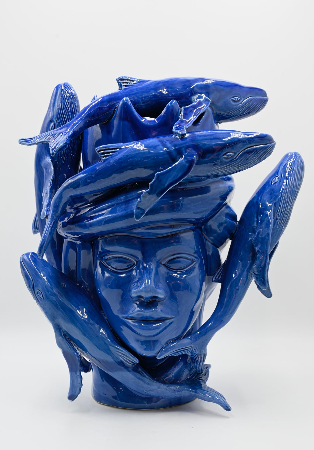 Scultura "PETROLEUM lucido" in Ceramica