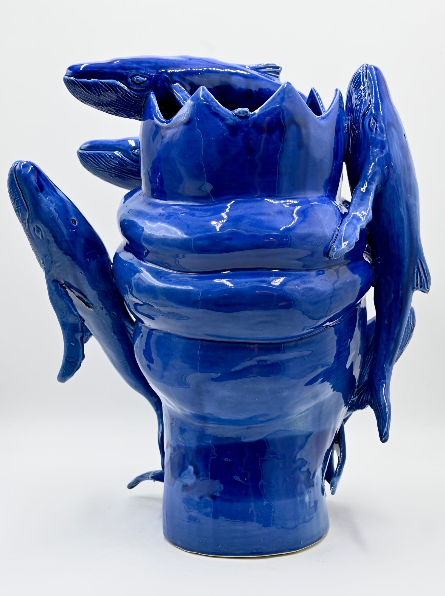 Scultura "PETROLEUM lucido" in Ceramica