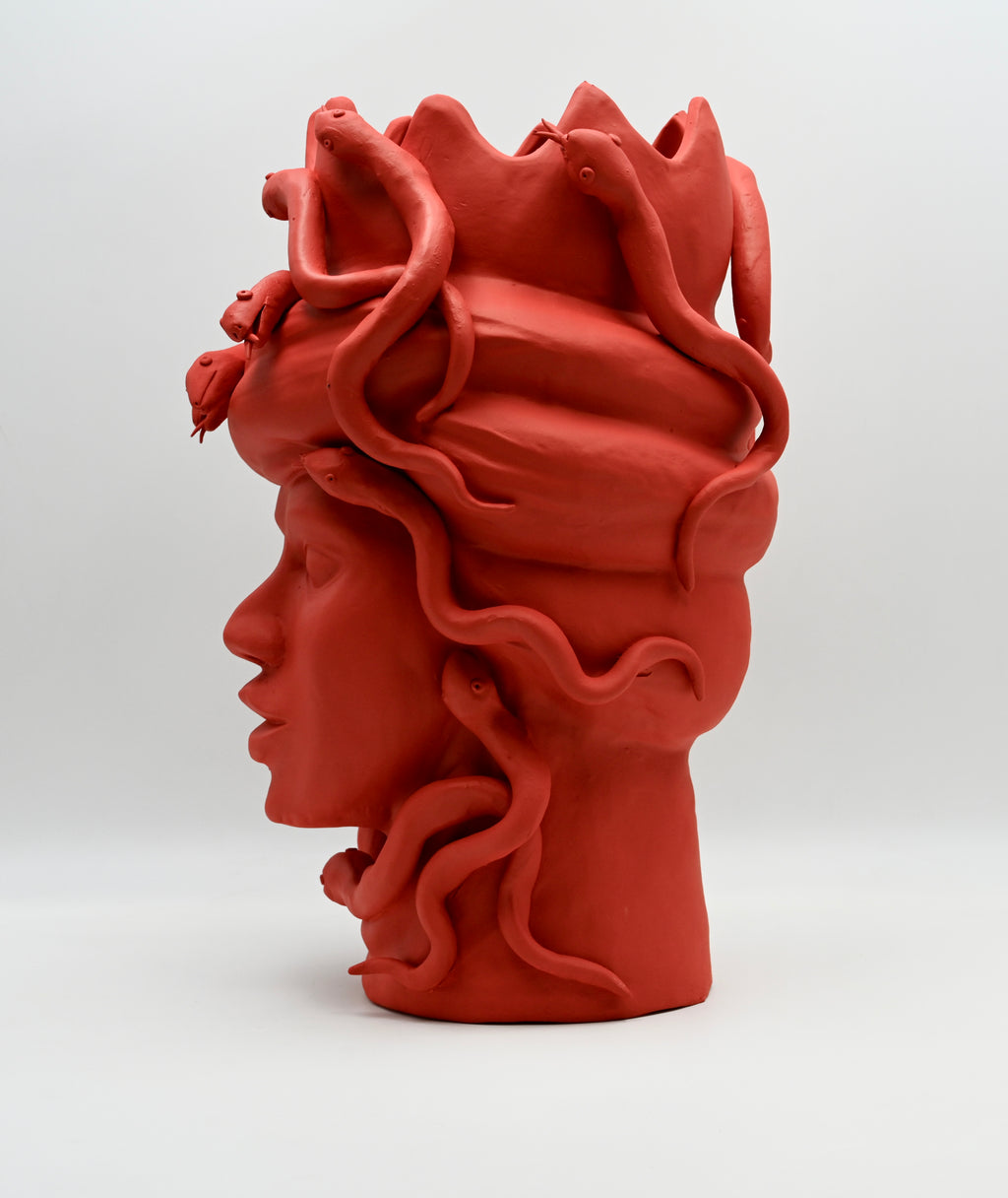 Scultura "MEDUSA" in Ceramica