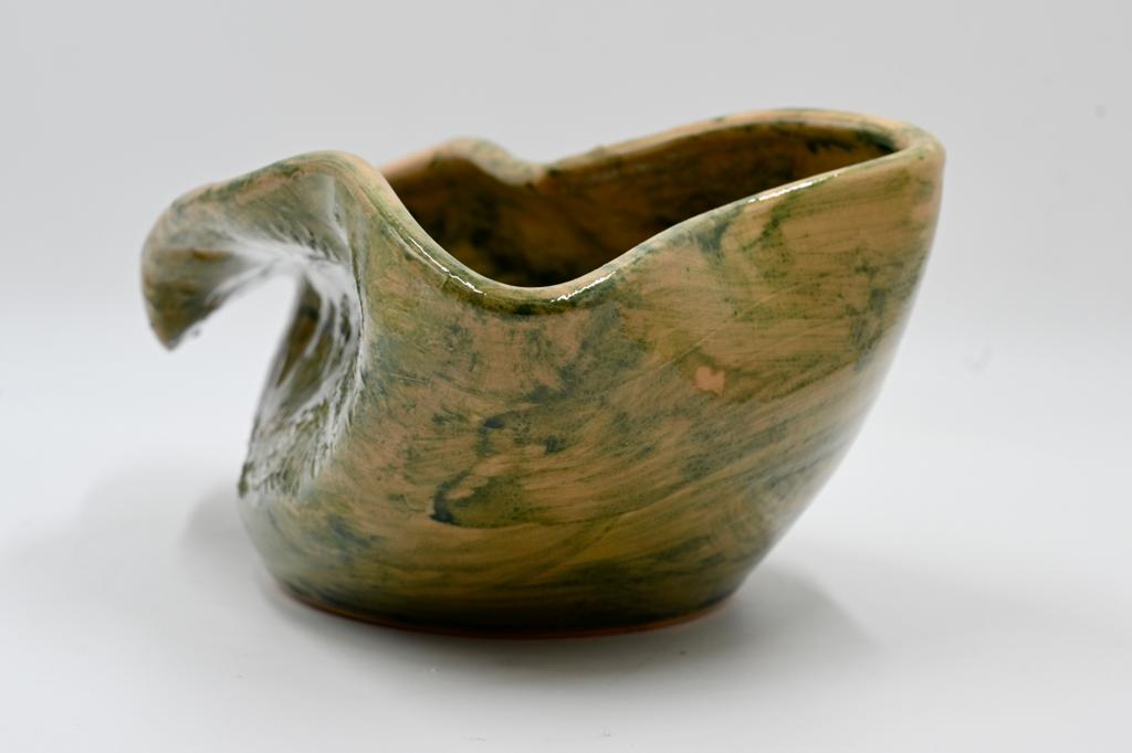 Wheel-thrown ceramic pot | Conca Verde